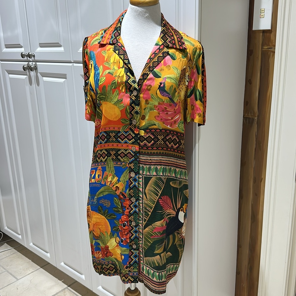 Farm Rio Brand for Anthropologie Giazia mini dress